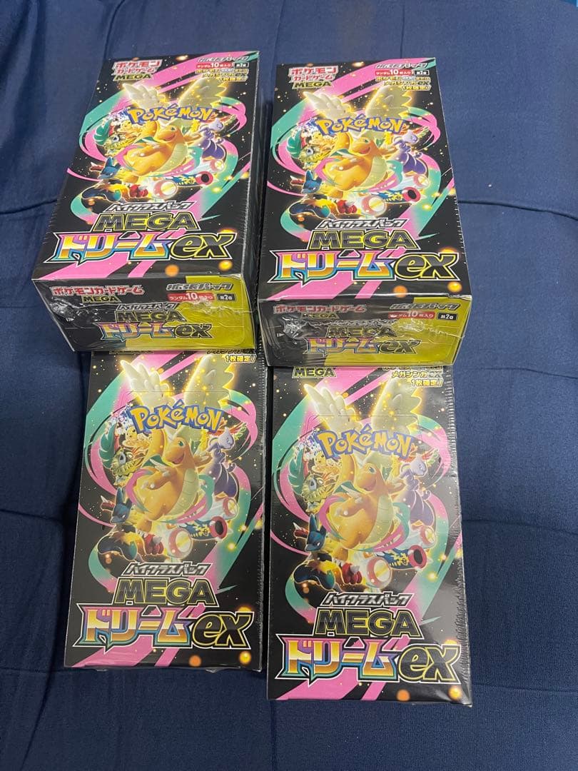 ポケモンカードゲーム メガドリームEX 4Boxx