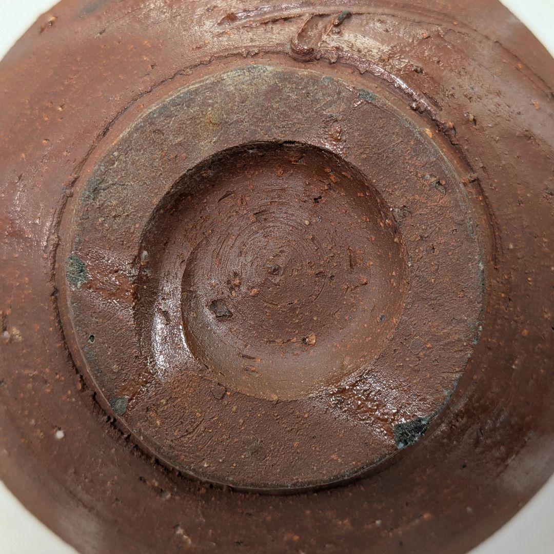 人間国宝 藤原雄 備前焼 緋襷茶盌 合箱 抹茶碗 抹茶茶碗 茶道具 茶器 食器