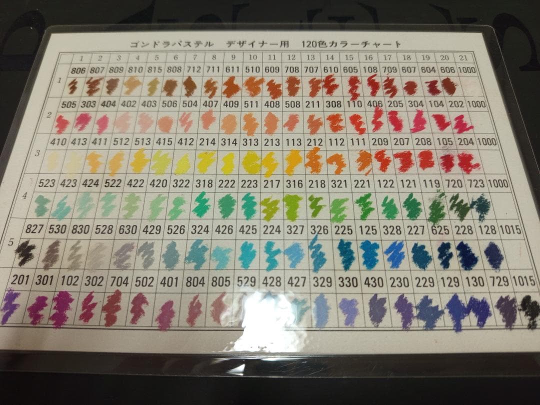ゴンドラパステル 120色