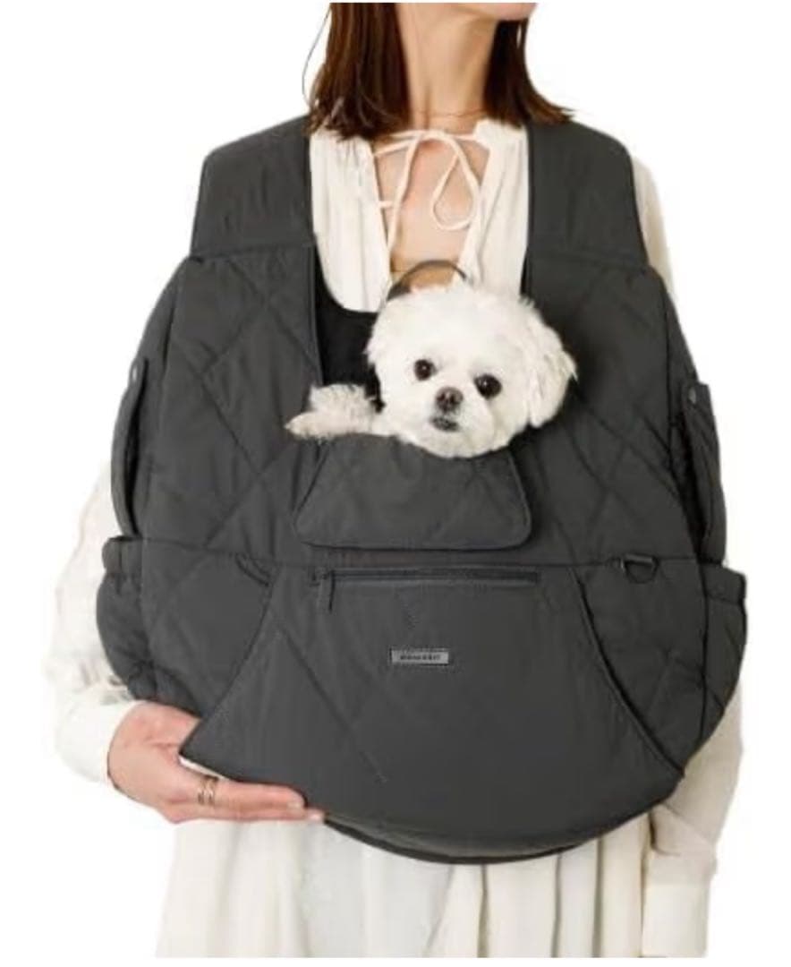 monchéri キルティングメッシュ付きフロントリュック