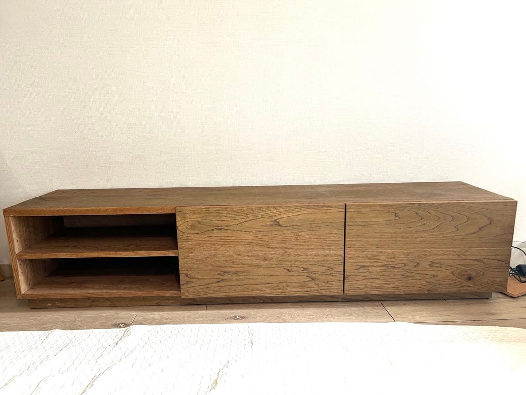 期間限定(2026年1/15まで)unico ナチュラルウッド テレビ台