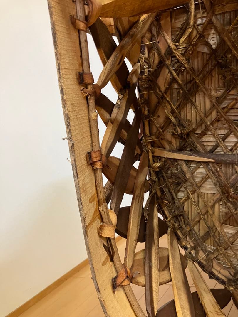 メキシコ　民芸　エキパルチェア　革