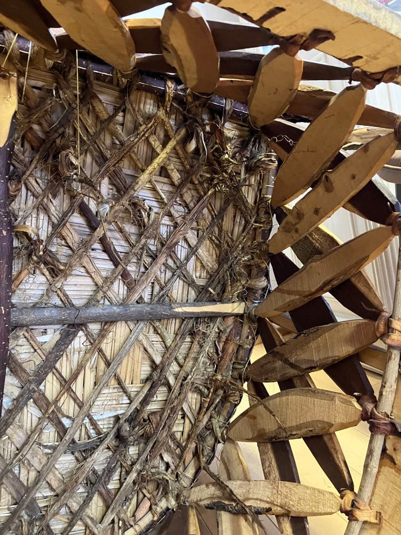 メキシコ　民芸　エキパルチェア　革