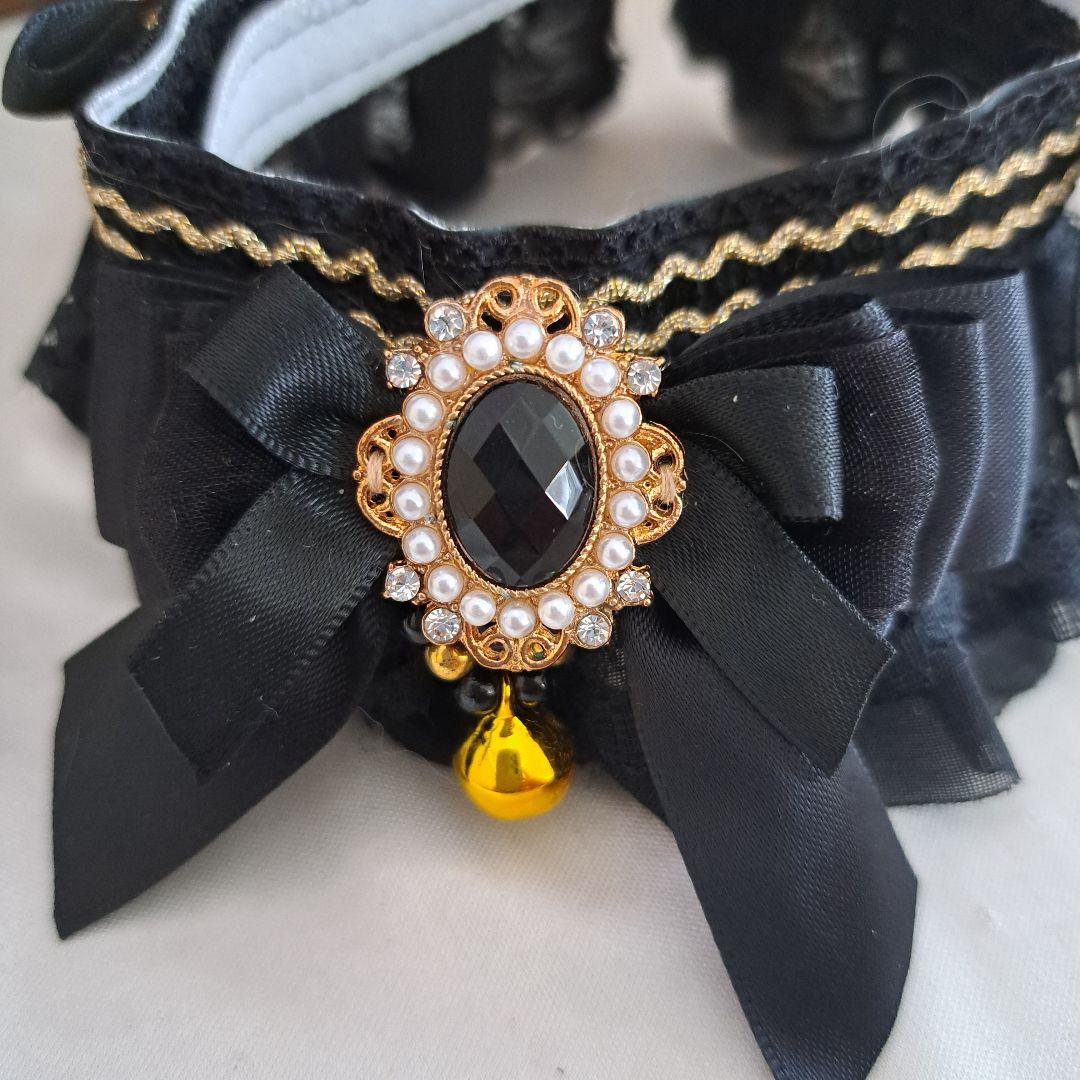 短毛ちゃんにも♥️中世ヨーロッパ風チョーカー(⑥)わんちゃん猫ちゃん用