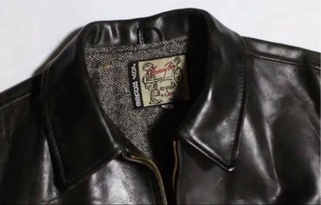 80s シングルライダースジャケット