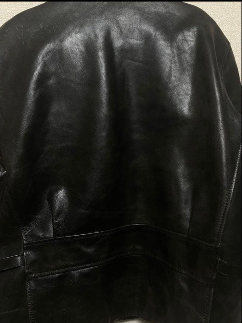 80s シングルライダースジャケット