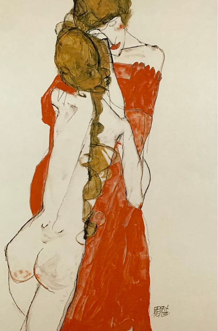 エゴンシーレ 絵画 （中サイズ）