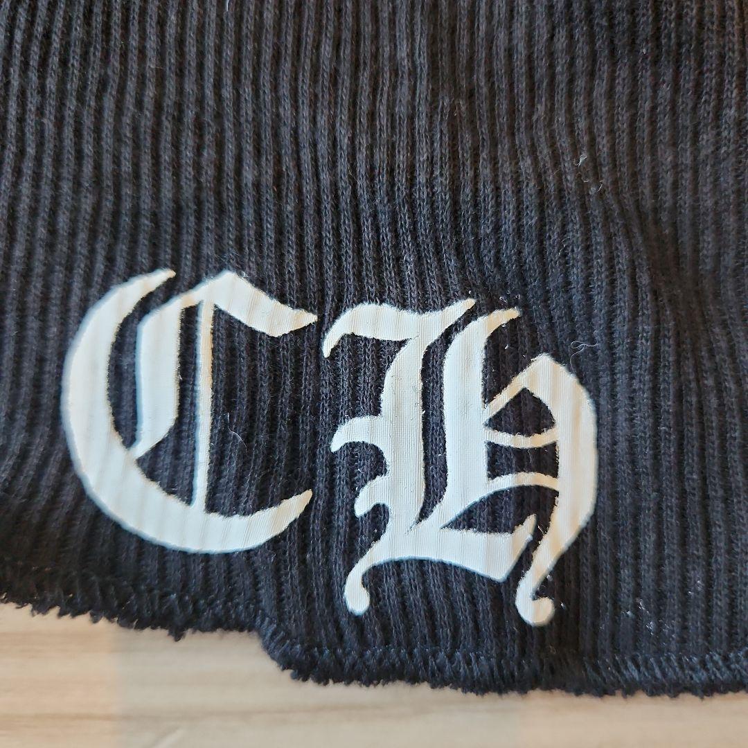 CHROME HEARTS タンクトップ CHダガー リブ ブラック L