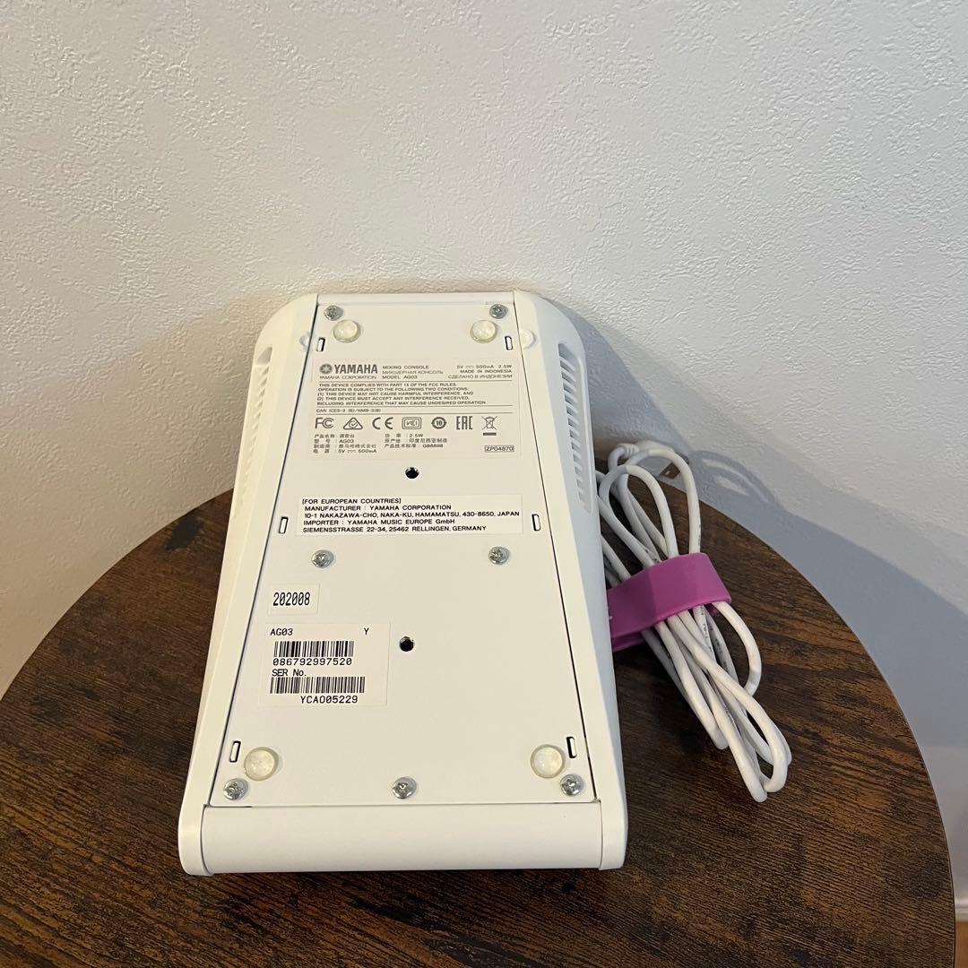 YAMAHA オーディオインターフェイス ag03