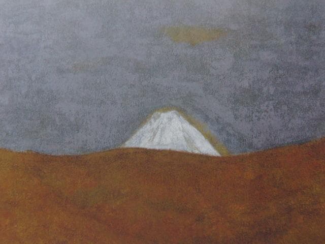 田村一男、【伊豆冬丘】、希少な額装用画集より、新品額装付