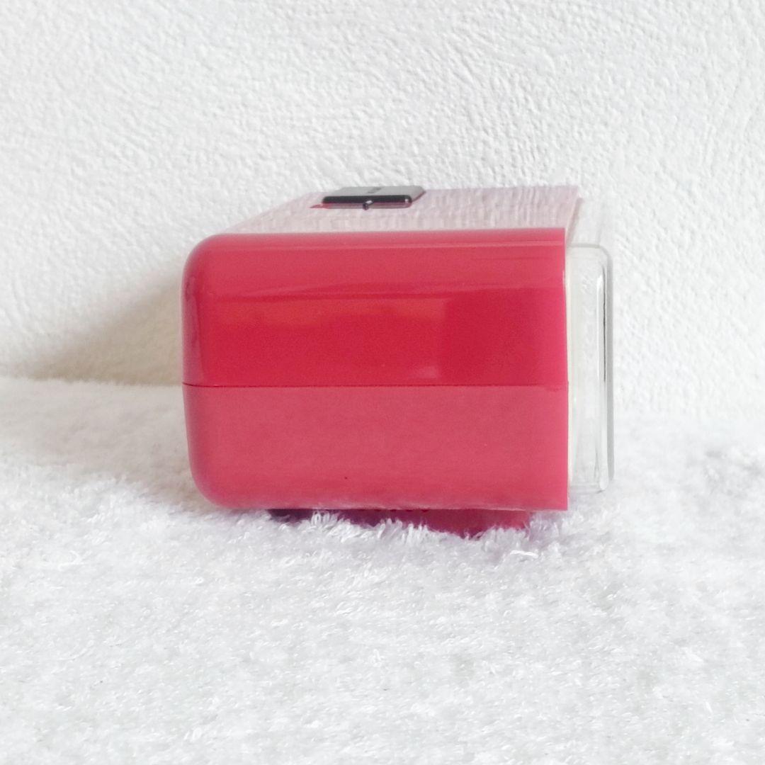 BRUNO LCDレトロアラームクロックS BCR003 レッド 電波時計 希少