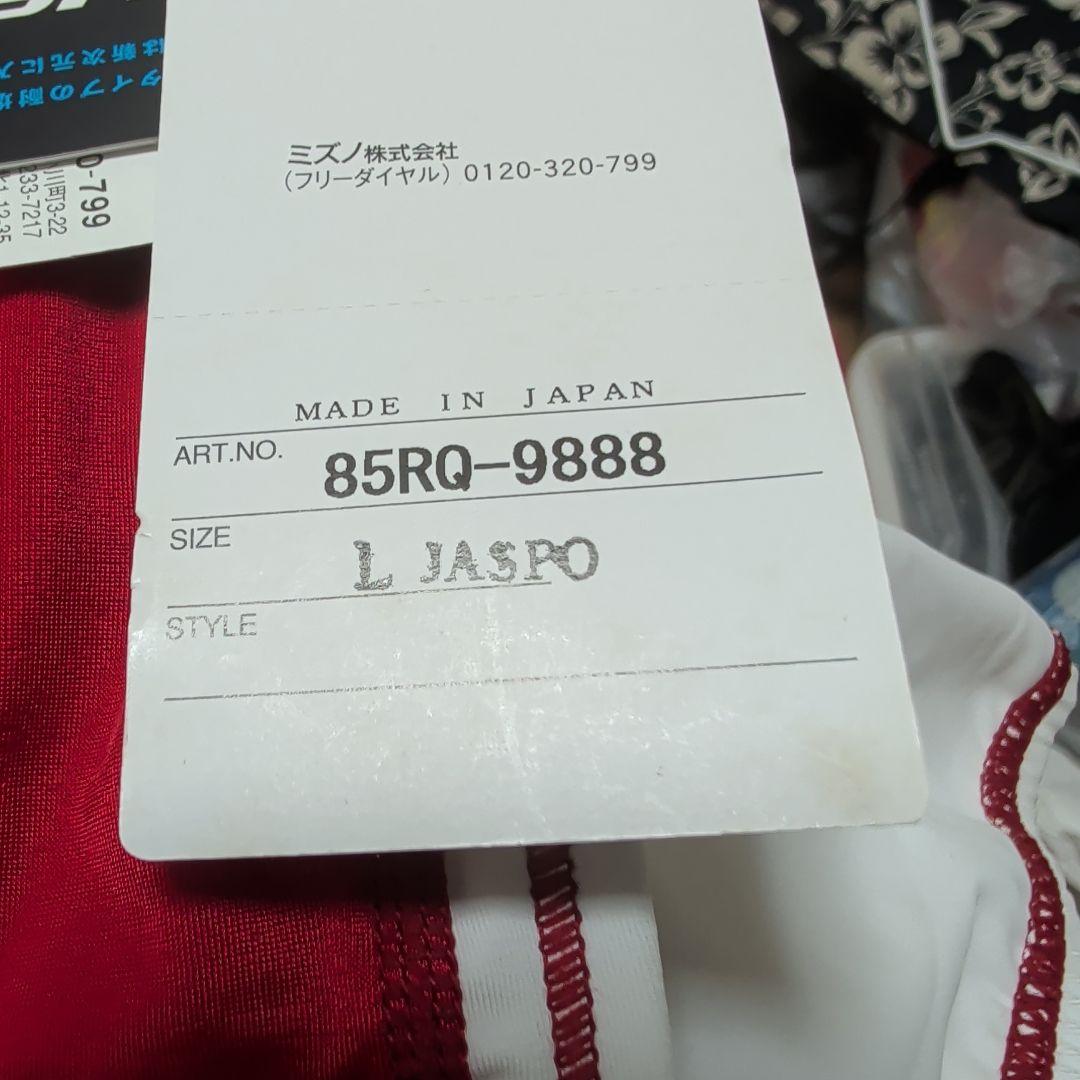 Mizuno 競泳水着 Lサイズ レッド/ホワイト