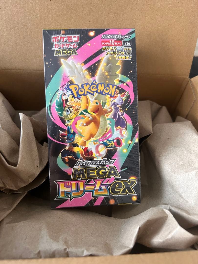 ポケモンカードゲーム MEGAドリームEX ボックスシュリンク未開封
