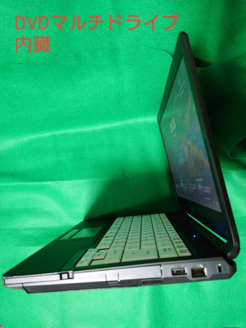 カーボン柄 WIN11 Core i7 2.1G　爆速512GB SSD DVD