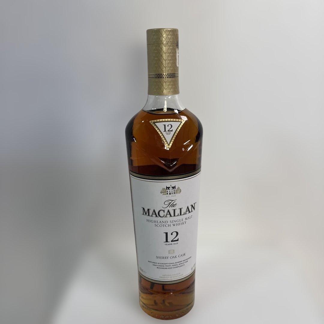 マッカラン12年シェリーカスク シングルモルトウイスキー700ml
