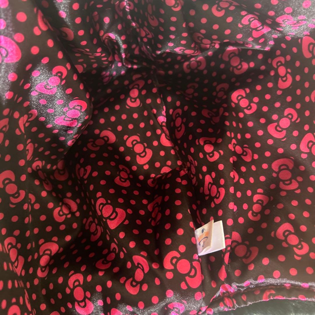 USJ 被り物　マフラー　キティ　黒　ピンク　防寒　ペア