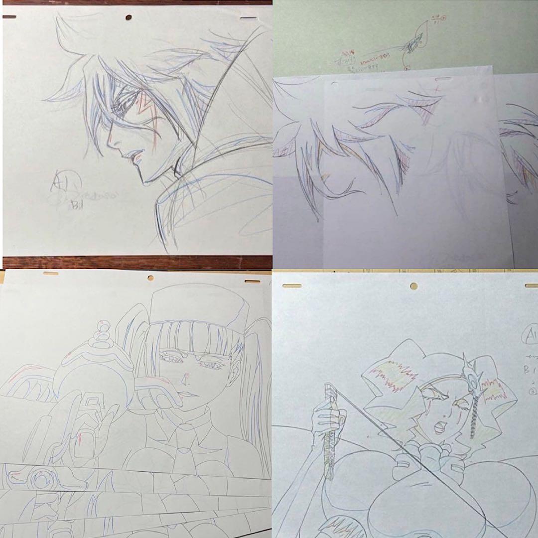 BLEACH セル画　黒崎一護　夜一　松本乱菊　ハリベル　チルッチ　リルカ