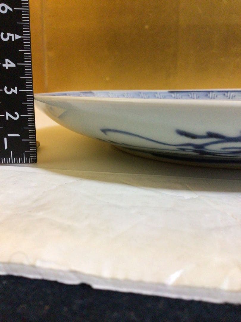 古伊万里 菖蒲図案 桐箱付き