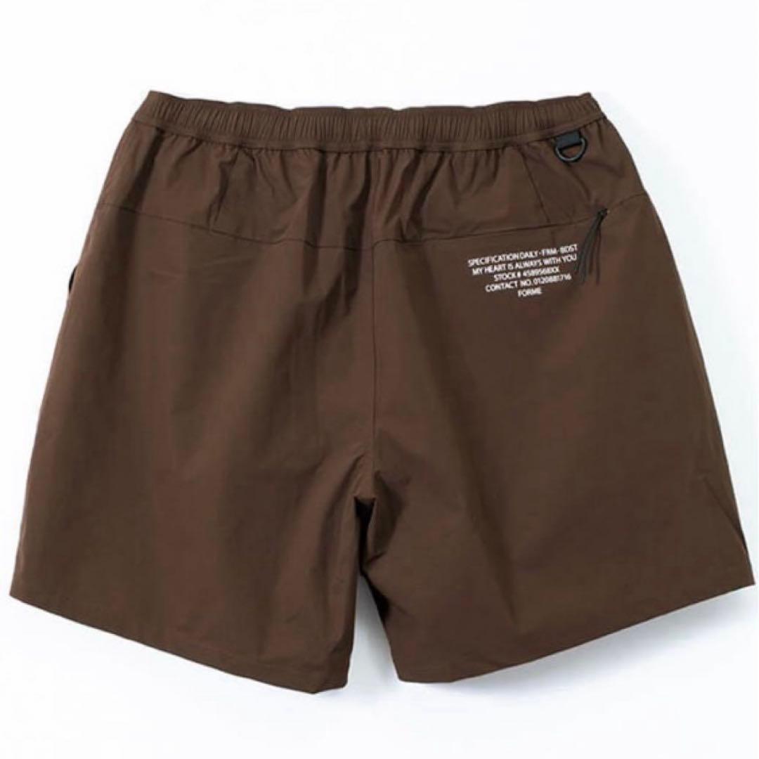 forme フォルム　メンズ水着ショートパンツ　ブラウンM