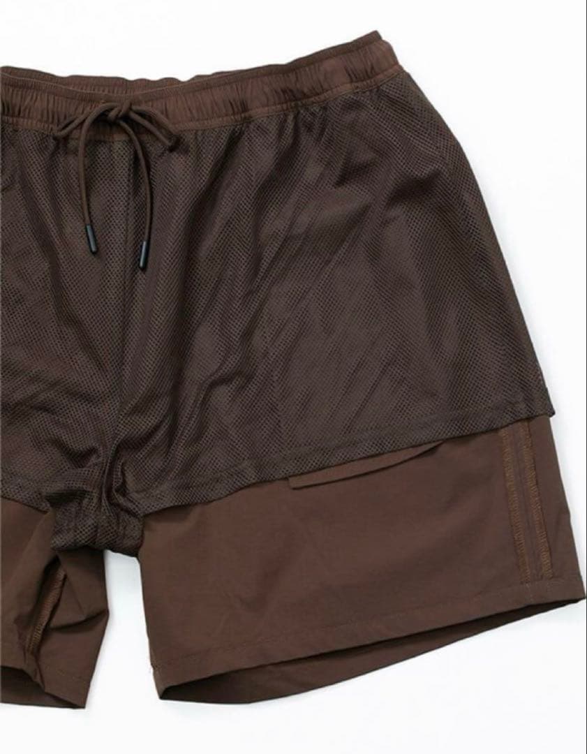 forme フォルム　メンズ水着ショートパンツ　ブラウンM