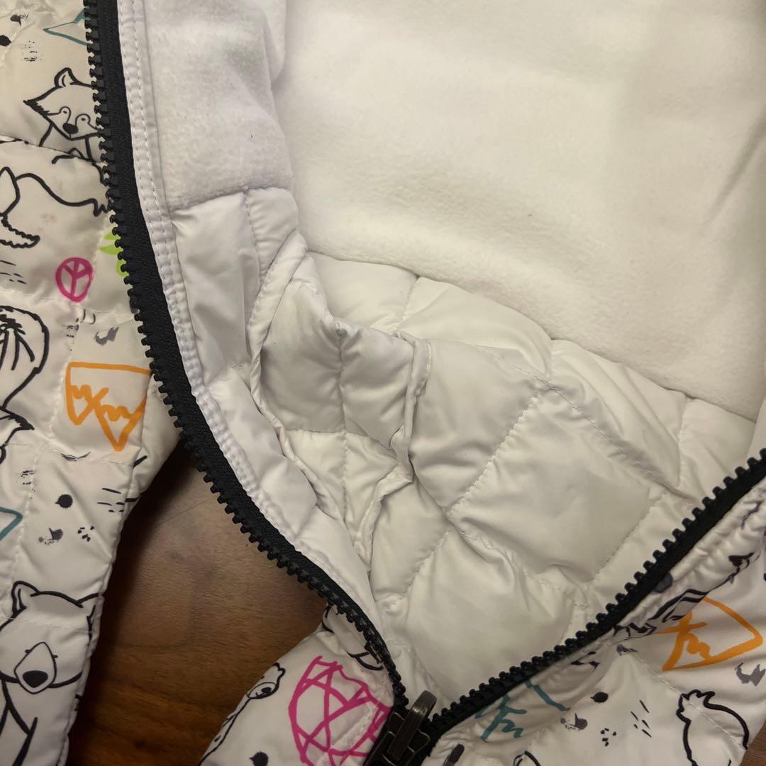 日本未発売？THE NORTH FACEベビーダウン　アウタースノーウェア動物柄