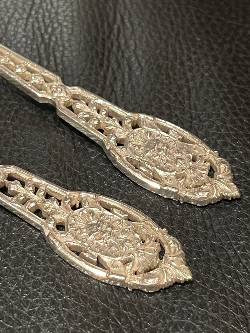 ピュイフォルカ　純銀製　950 最高峰　ビッグサーバー フランスアンティーク