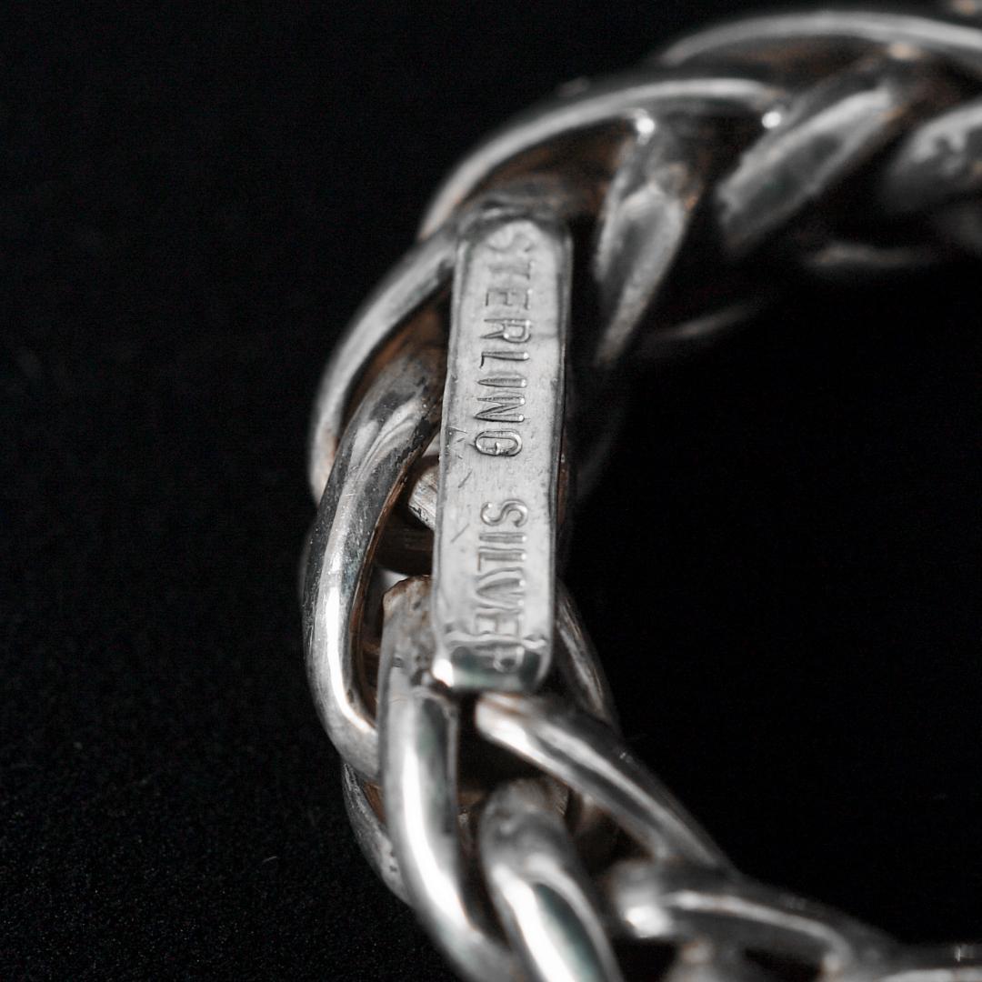 【希少】ヴィンテージ ティファニー リンクチェーンブローチ ピンバッジ