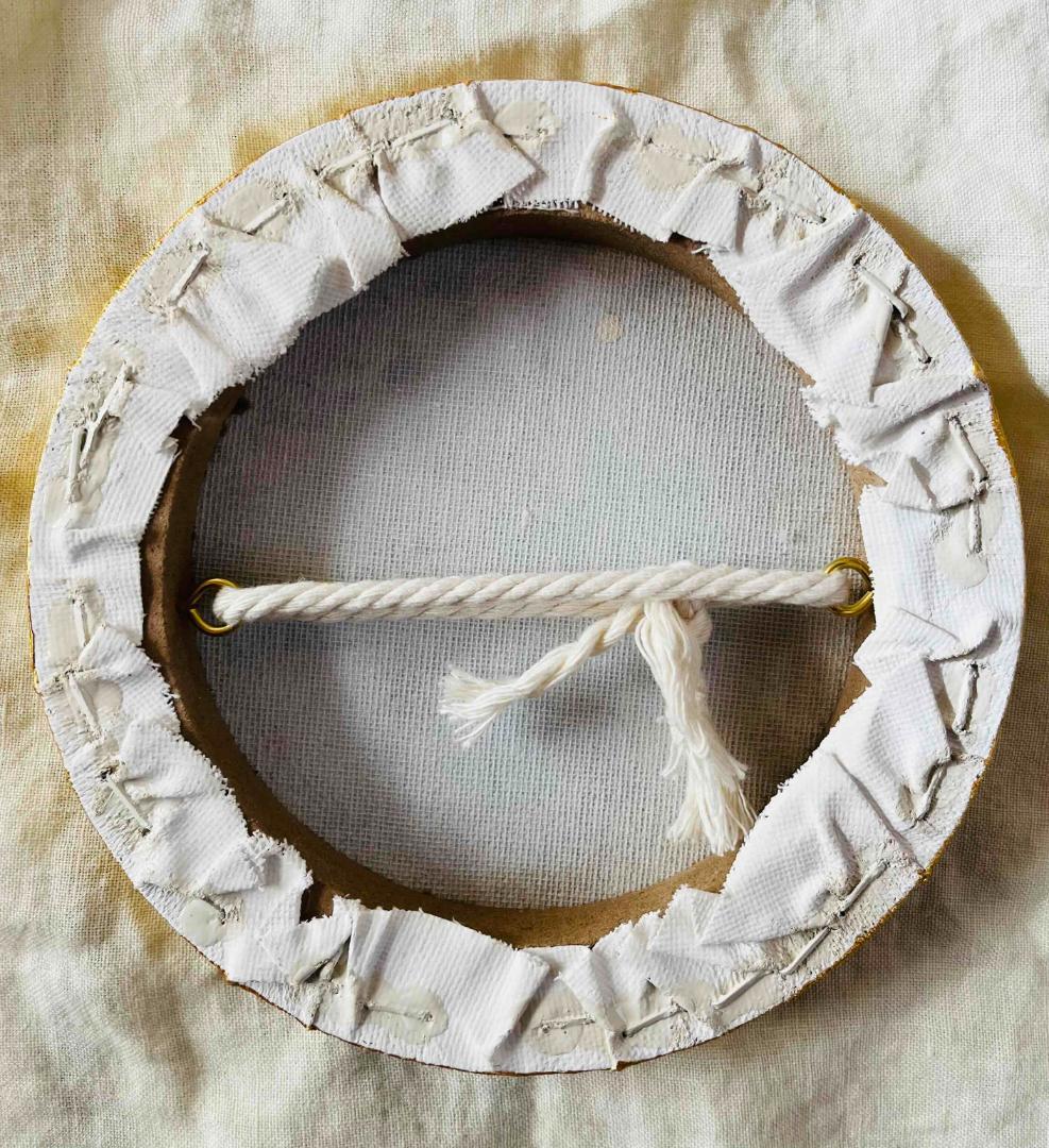 油彩 絵画 『Wild Flowers 2025』丸形 直径15cm 絵画 原画