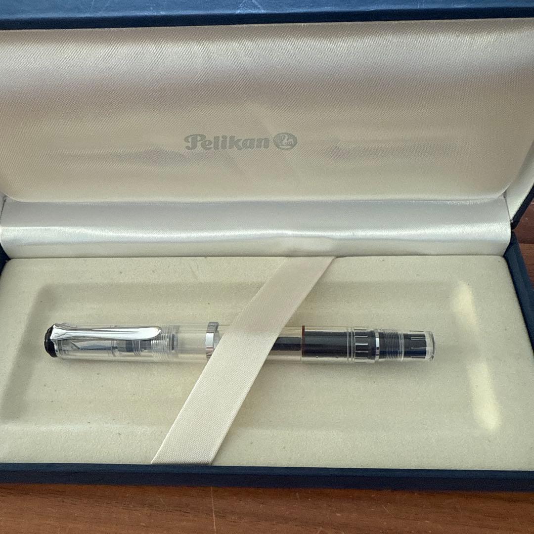 【未使用】Pelikan ペリカン　万年筆　デモンストレーター　クリア　M