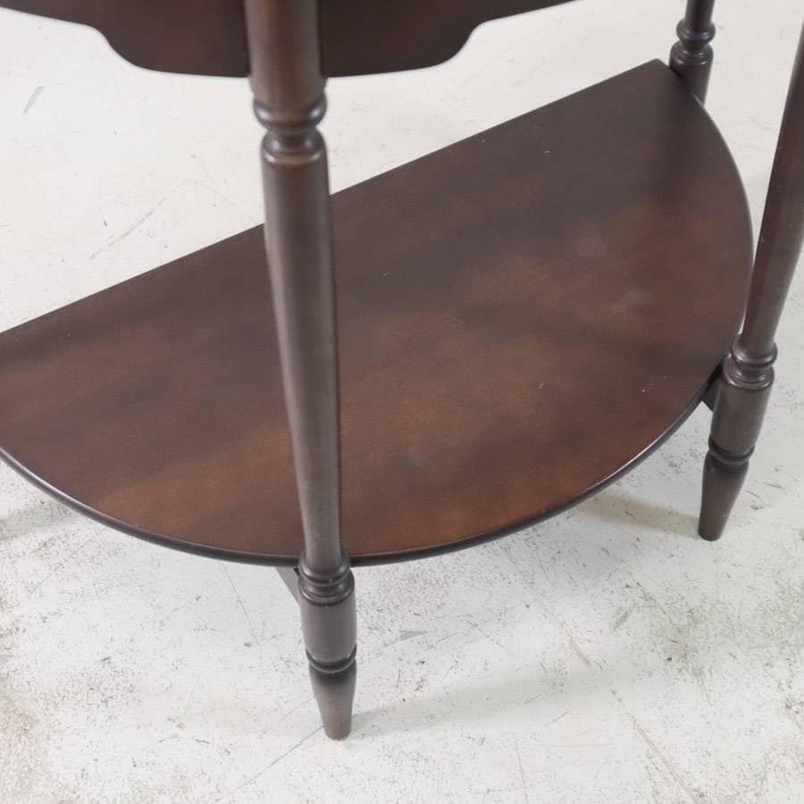 カリモク家具 ハーフムーン コンソール サイドテーブル 花台 飾り台 クラシカル