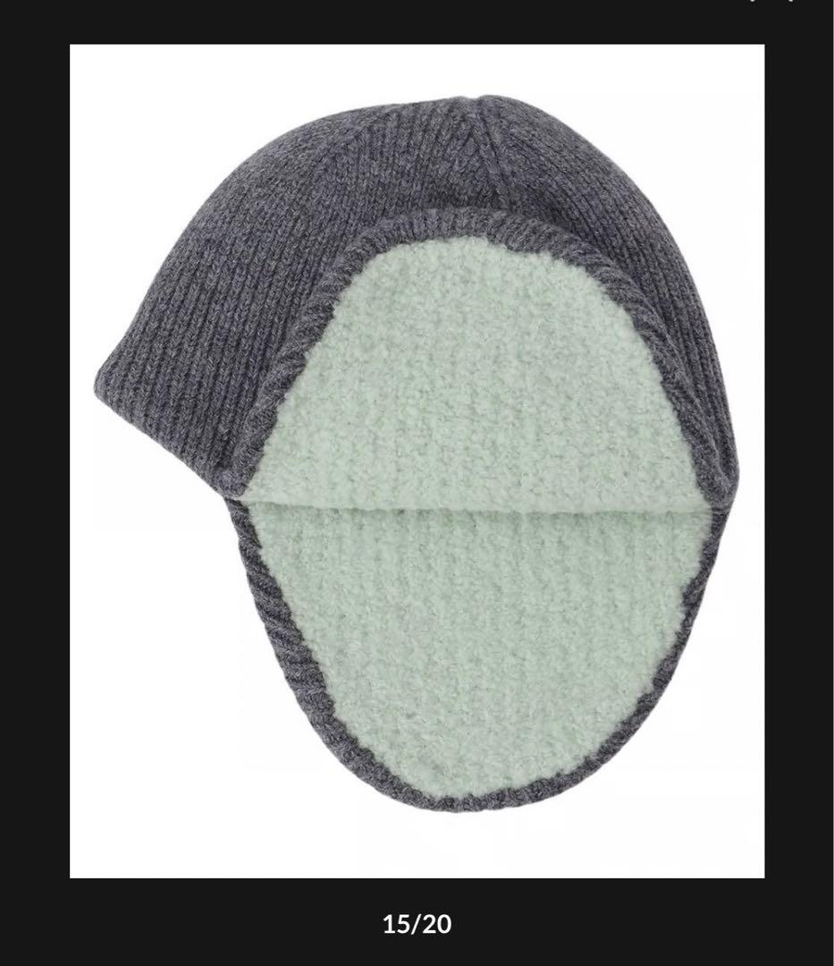 nknitリバーシブルニットキャップ