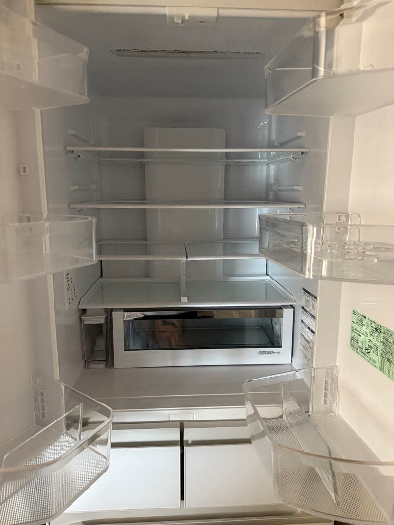 [美品　飲料保存のみ使用］日立 冷蔵庫 幅65cm 475L ホワイト2022年