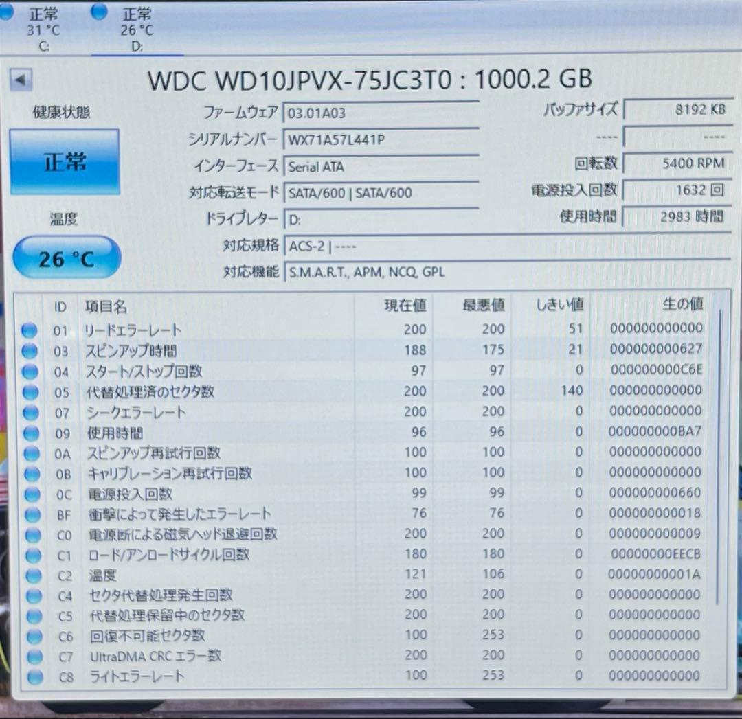 ★高性能★HP ノートパソコン /Win11/SSD256gb/HDD1TB