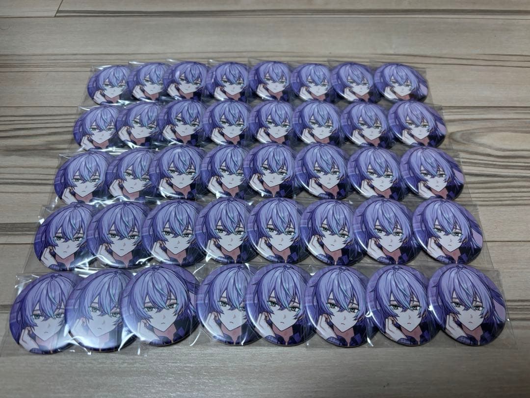 にじさんじ 星導ショウ ファッショナブルオータム 缶バッジ 40個