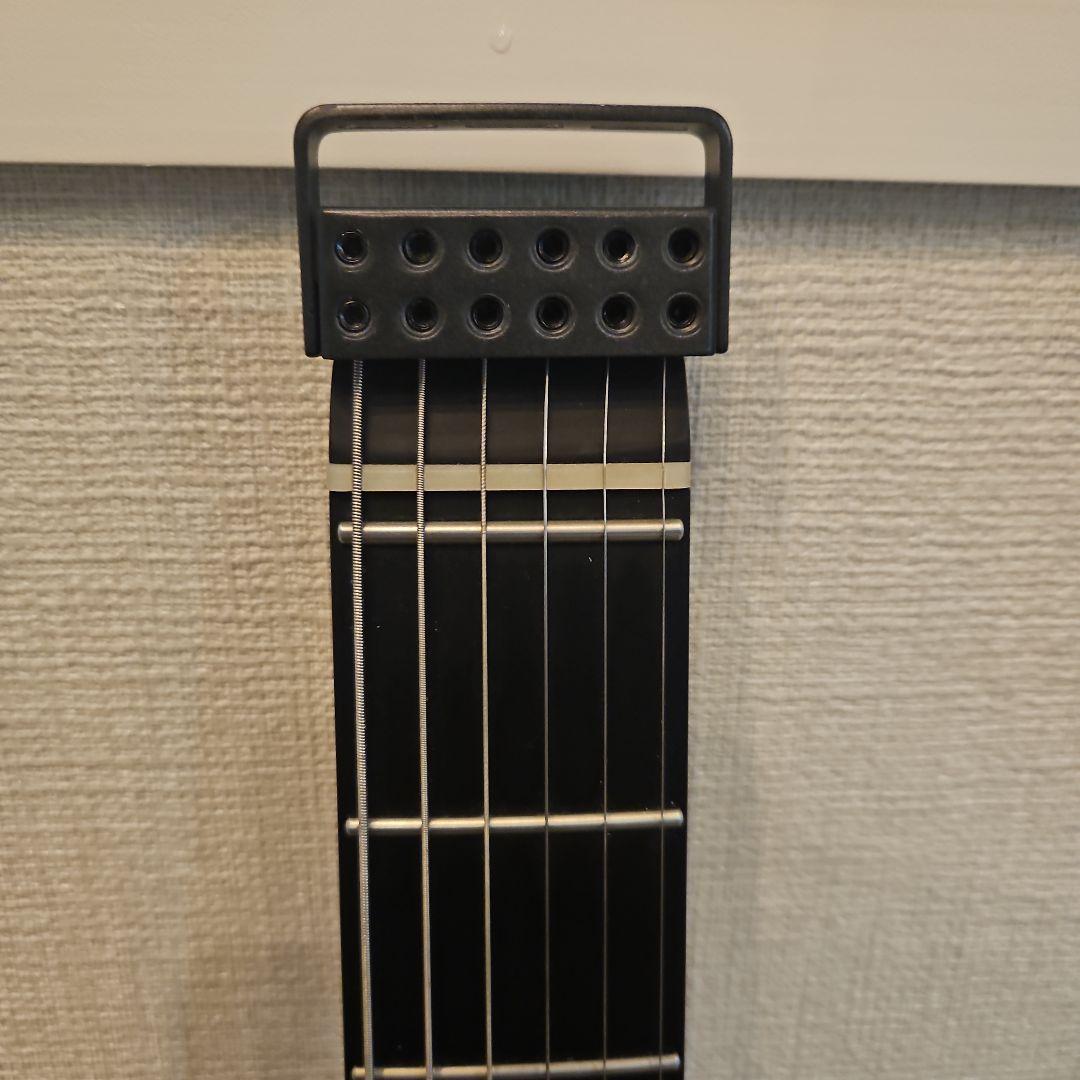 青シャツ　Donner HUSH-X エレキギター