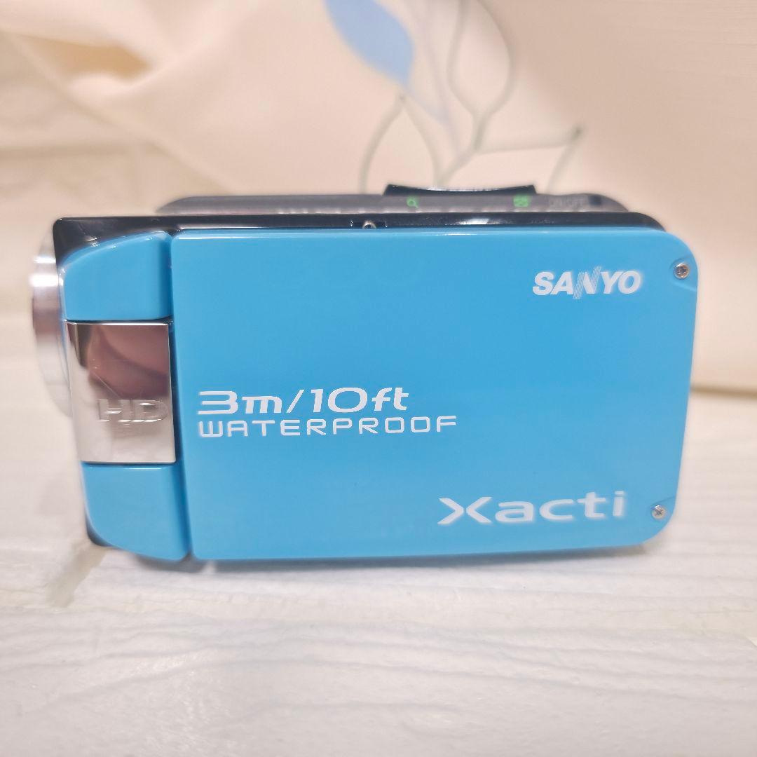 【動作確認ＯＫ】SANYO　Xacti　DMX-WH1E　防水　ハンディ【美品】