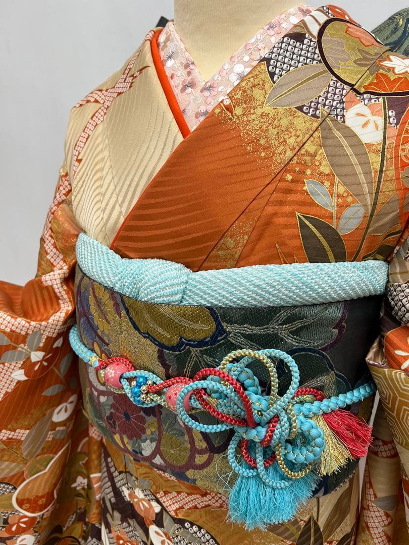 振り袖　フルセット　別誂長襦袢　金彩　成人式　ますいわ屋扱い　重ね襟付き　681