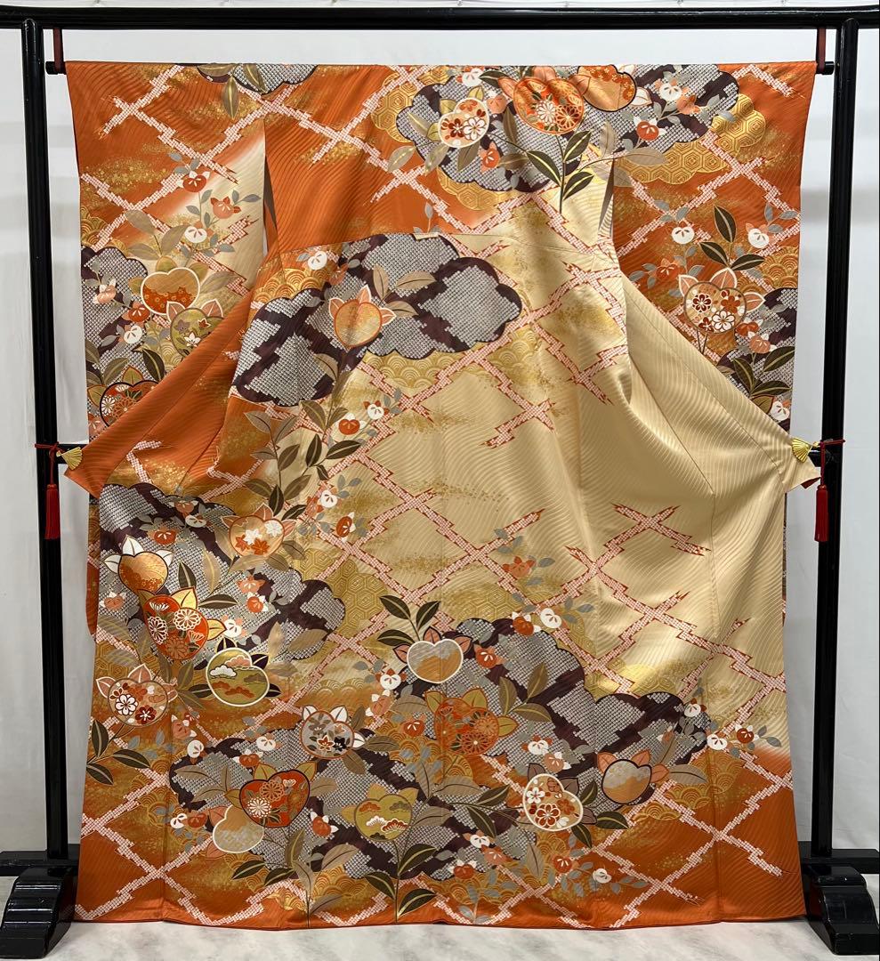 振り袖　フルセット　別誂長襦袢　金彩　成人式　ますいわ屋扱い　重ね襟付き　681