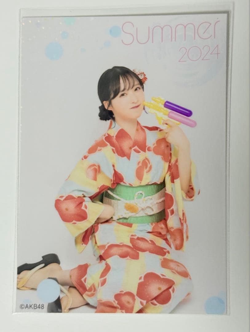 AKB48 小栗有以 ホログラム生写真 柱の会 AKBくじ レア特典 2024