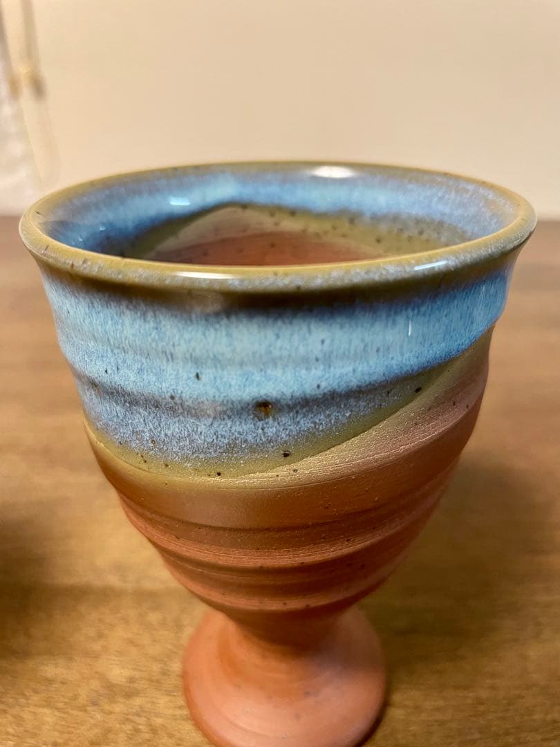 真焼　茶器　遊土里窯　常滑焼　コップ　陶器カップ