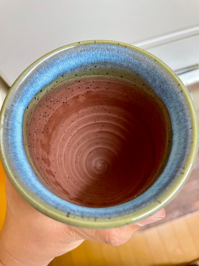 真焼　茶器　遊土里窯　常滑焼　コップ　陶器カップ