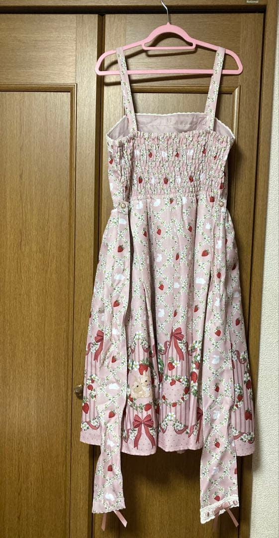 axes femme kawaii ベリーフィールズ ジャンパースカート ピンク