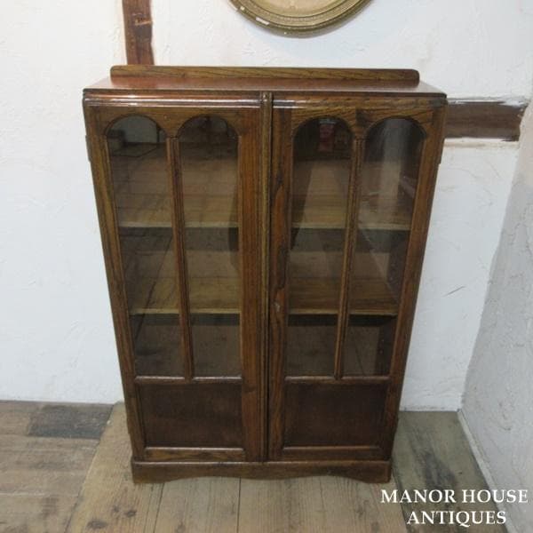 イギリス アンティーク 家具 ブックケース 本棚 書棚 キャビネット 6894d