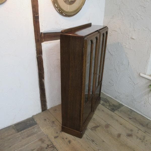 イギリス アンティーク 家具 ブックケース 本棚 書棚 キャビネット 6894d