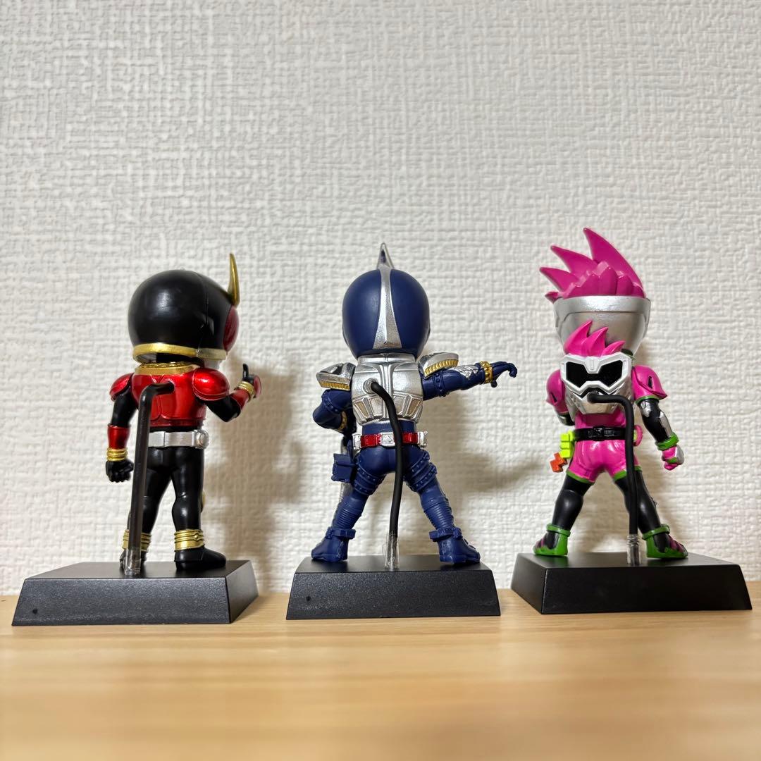 仮面ライダー　50thデフォルメクスフィギュア◎ブラック　RX　クウガ等　計5体