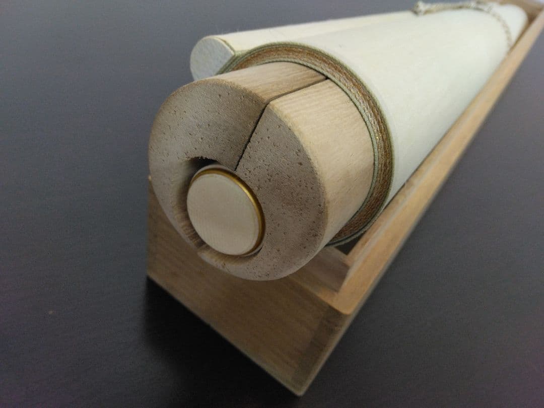 西陣織／木曽亮爾 (織)・宇田萩邨 (原画)「寶舟」掛軸 共箱