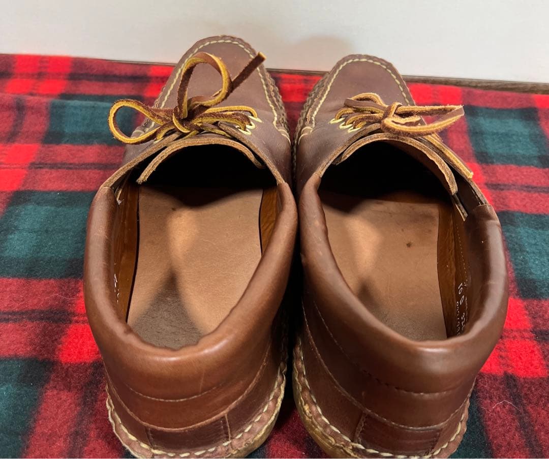 ダブルアールエル RRL ハンドソーンモカシン　10D アメリカ製