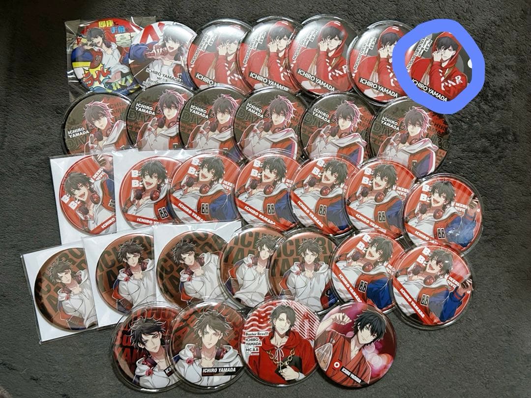 ヒプマイ　ヒプノシスマイク　山田一郎　缶バッジセット