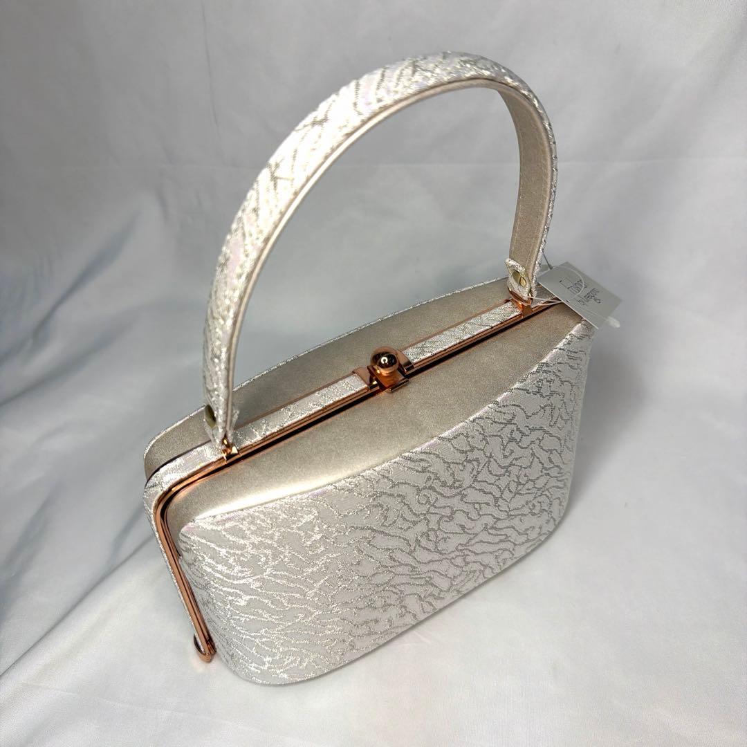 新品　草履　バッグ　セット　ローヴデコルテ　Mサイズ　シルバー　2025年モデル