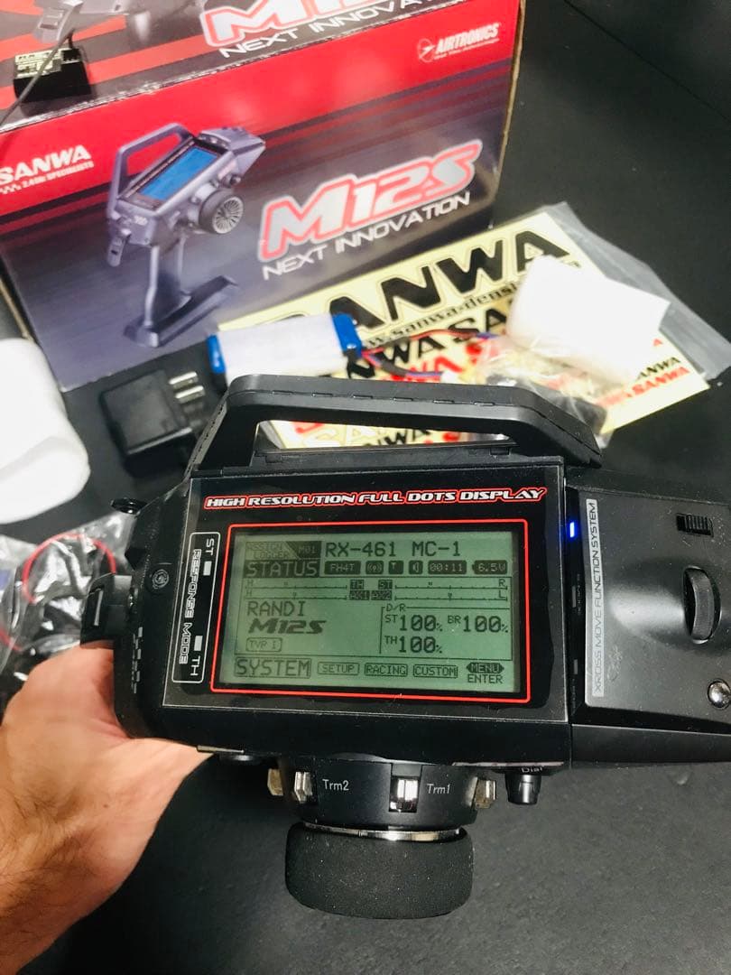 ま*き様 SANWA M12S 無線コントローラー
